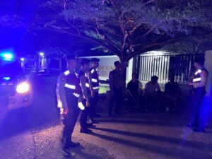 Listrik Padam, Polres Lampung Selatan  gelar Patroli Black Out