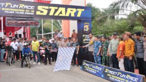 310 Peserta Ikuti Street Fun Race Bhayangkara Presisi 2024 Yang Digelar Polres Tulang Bawang