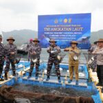 Waka Polda Lampung Turut Dampingi KSAL Tinjau Program Ketahanan Pangan Nasional dan Makan Bergizi Gratis, di Lampung